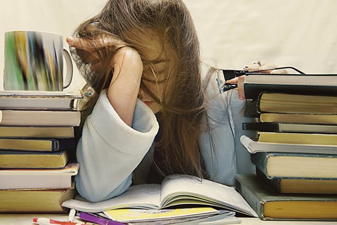 students are given way too much homework